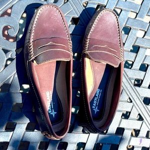 Womens brown moccasins by Eastland